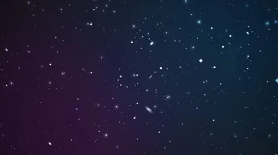 Indigo Sky with Blurred Star Bokeh HD Wallpaper