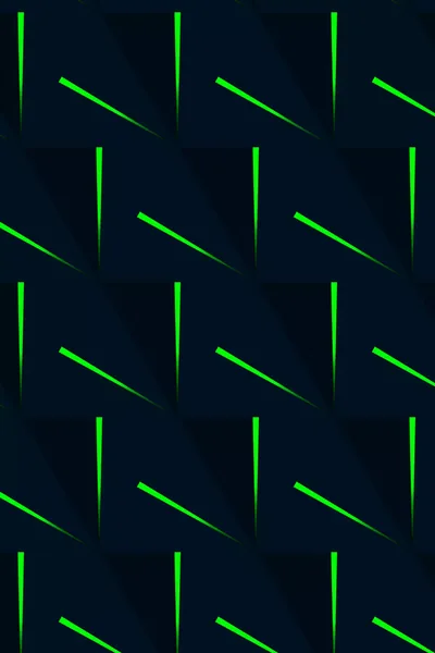 Neon Green Slashes on Dark Tiles HD Phone Wallpaper