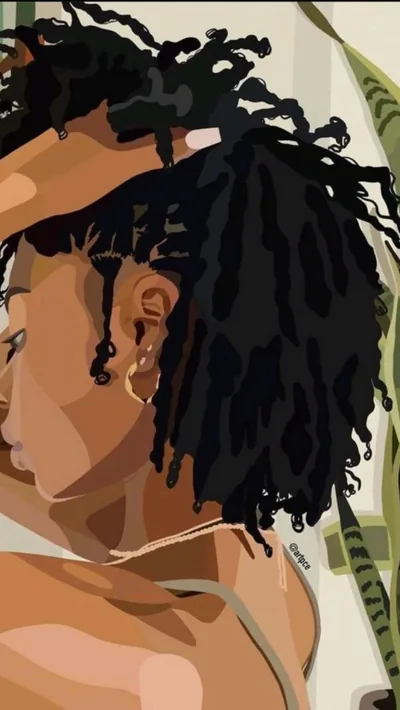 Iphone Black Girl Background