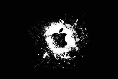 Modern Black Apple Logo 4k Wallpaper