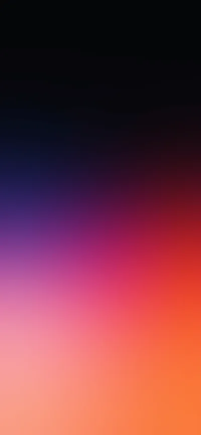 True Black into Sunset Orange HD Phone Wallpaper