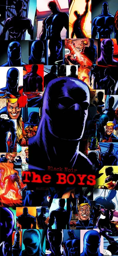 Black Noir The Boys Comics Wallpaper Phone