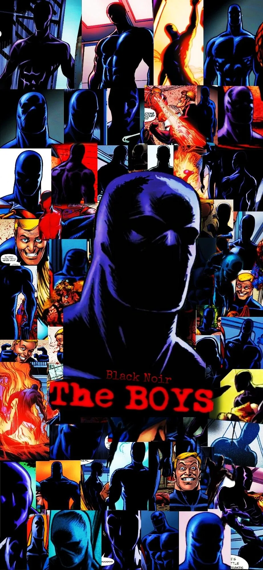 Black Noir The Boys Comics Wallpaper Phone