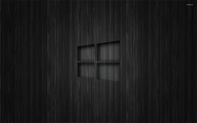Windows Logo Cut into Brushed Steel HD Wallpaper