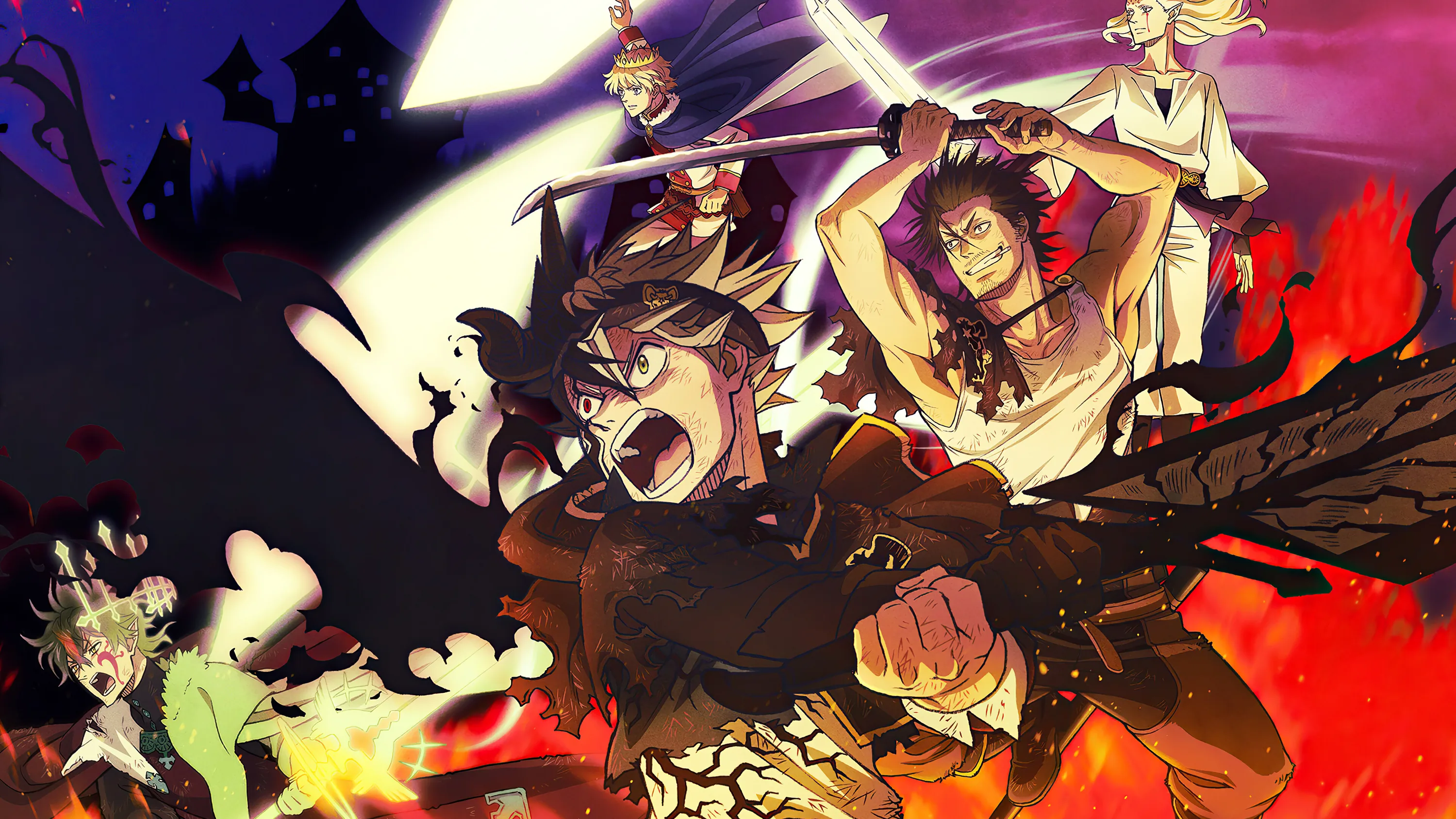 Black Theme Anime Wallpaper