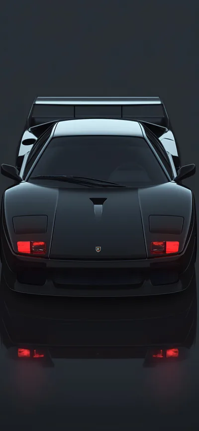 Black Supercar Dark Background Wallpapers Free Car Wallpapers