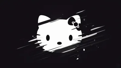 Hello Kitty Wallpaper Black Backgrounds