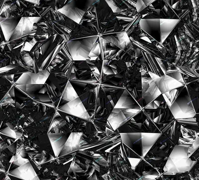 Black Diamonds Seamless Background Texture Modern Luxurious Black Crystal Aesthetic