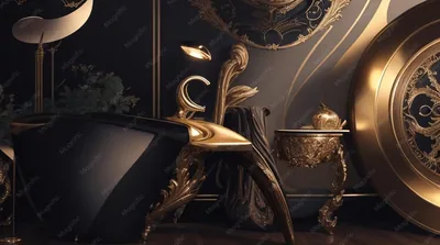 Black Luxury Desktop Wallpaper 4K