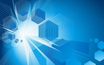 Abstract Blue HD Wallpaper A Radiant Geometric Exploration