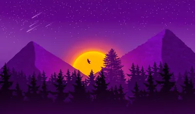 Artistic Purple HD Mountain Wallpaper, HD Artist 4K Wallpapers, Images and Background
