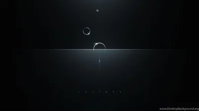 Bubbles Rising in Dark Water HD Wallpaper