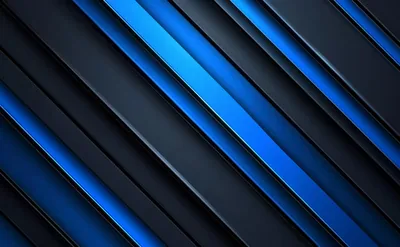 The abstract blue and black pattern is a light pattern with a gradient