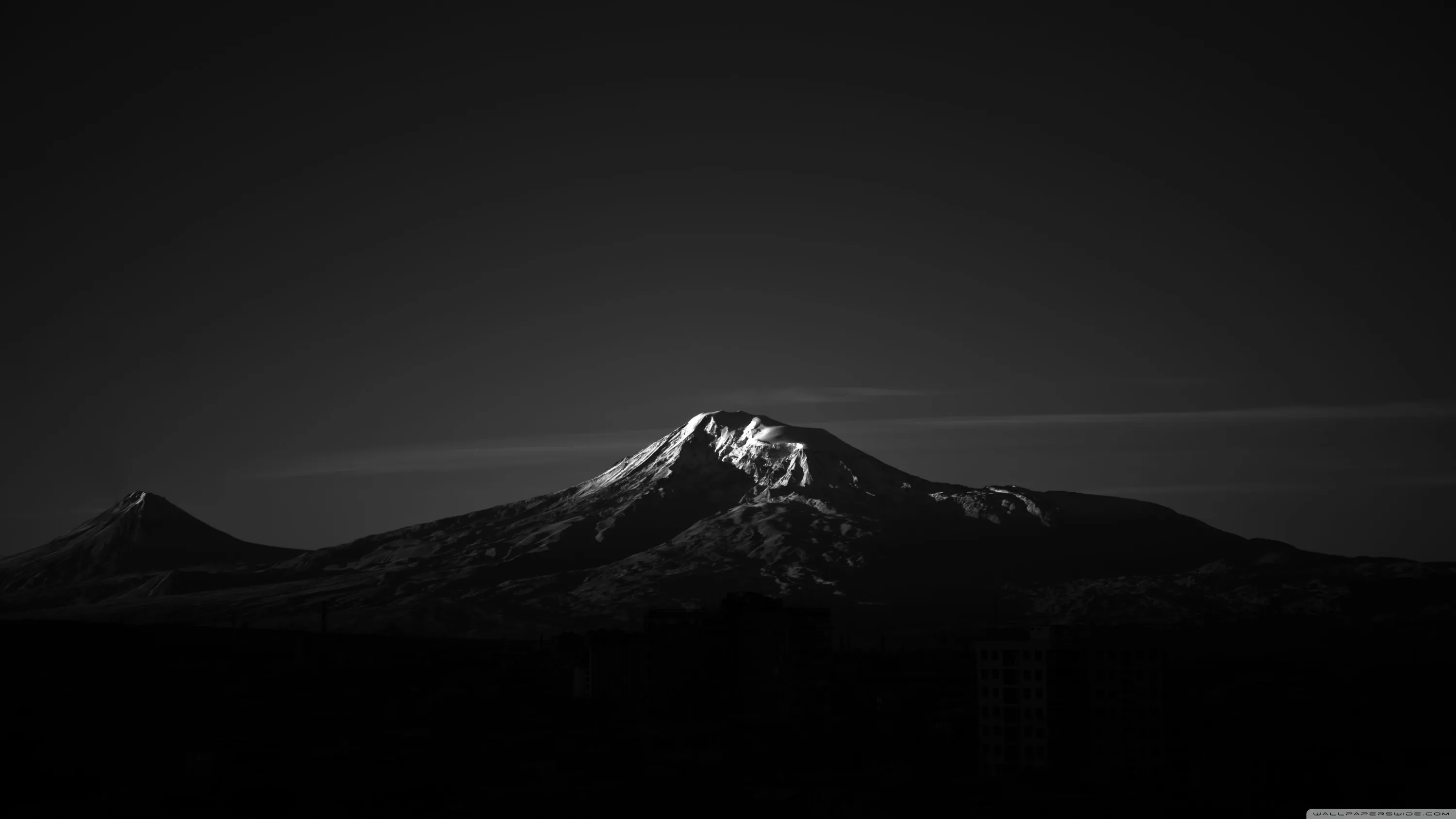 Background Landscape Black