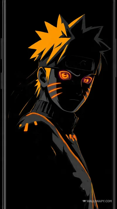 Naruto uzumaki dark cinematic amoled anime wallpaper