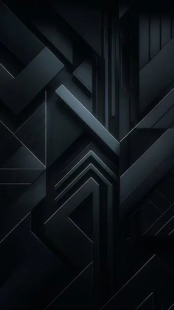 Dark Geometric Wallpaper Black Backgrounds