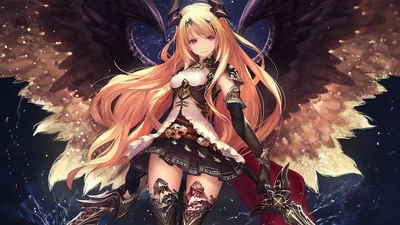 Dark Angel Olivia HD Wallpaper from Rage of Bahamut