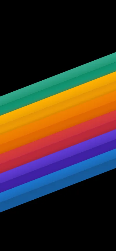 Six Retro Stripes Wallpaper