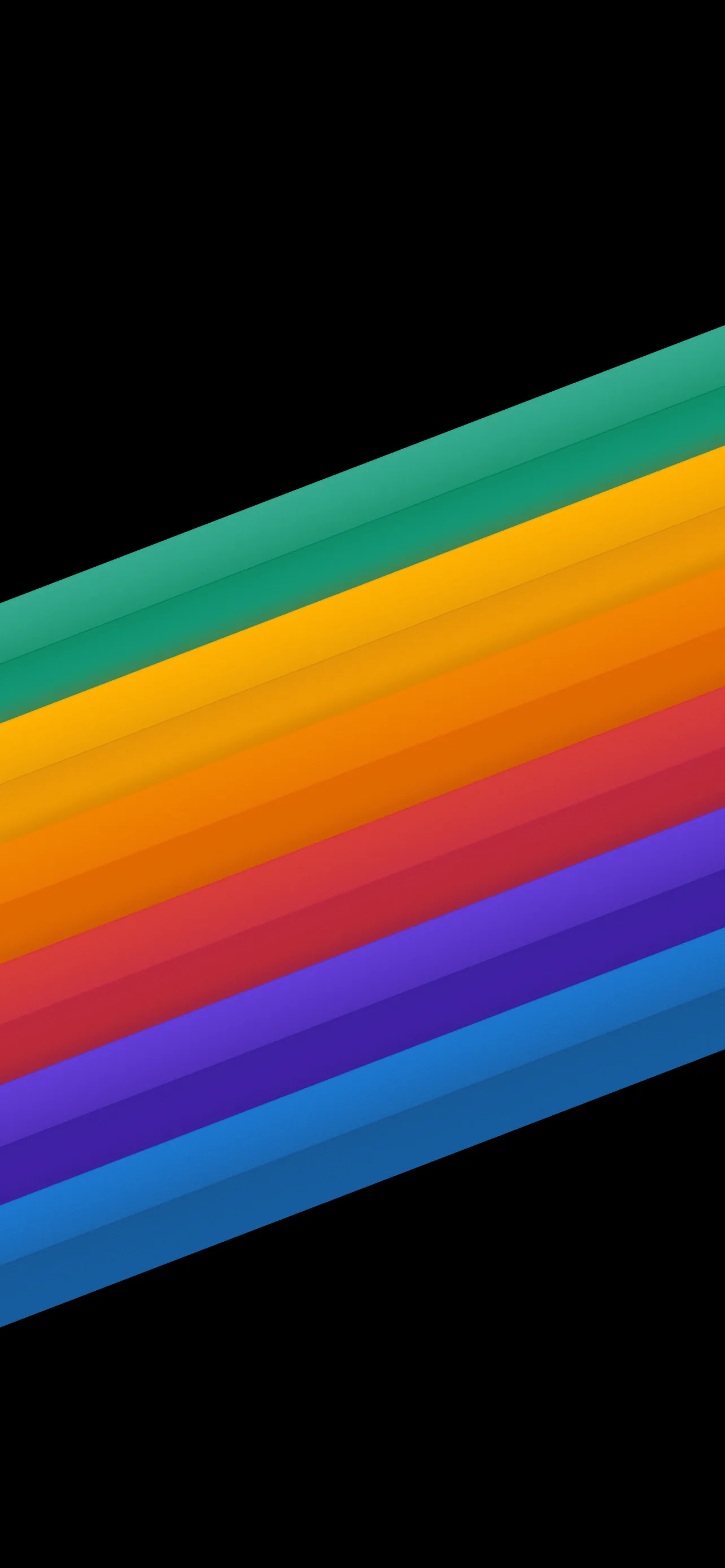 Six Retro Stripes Wallpaper