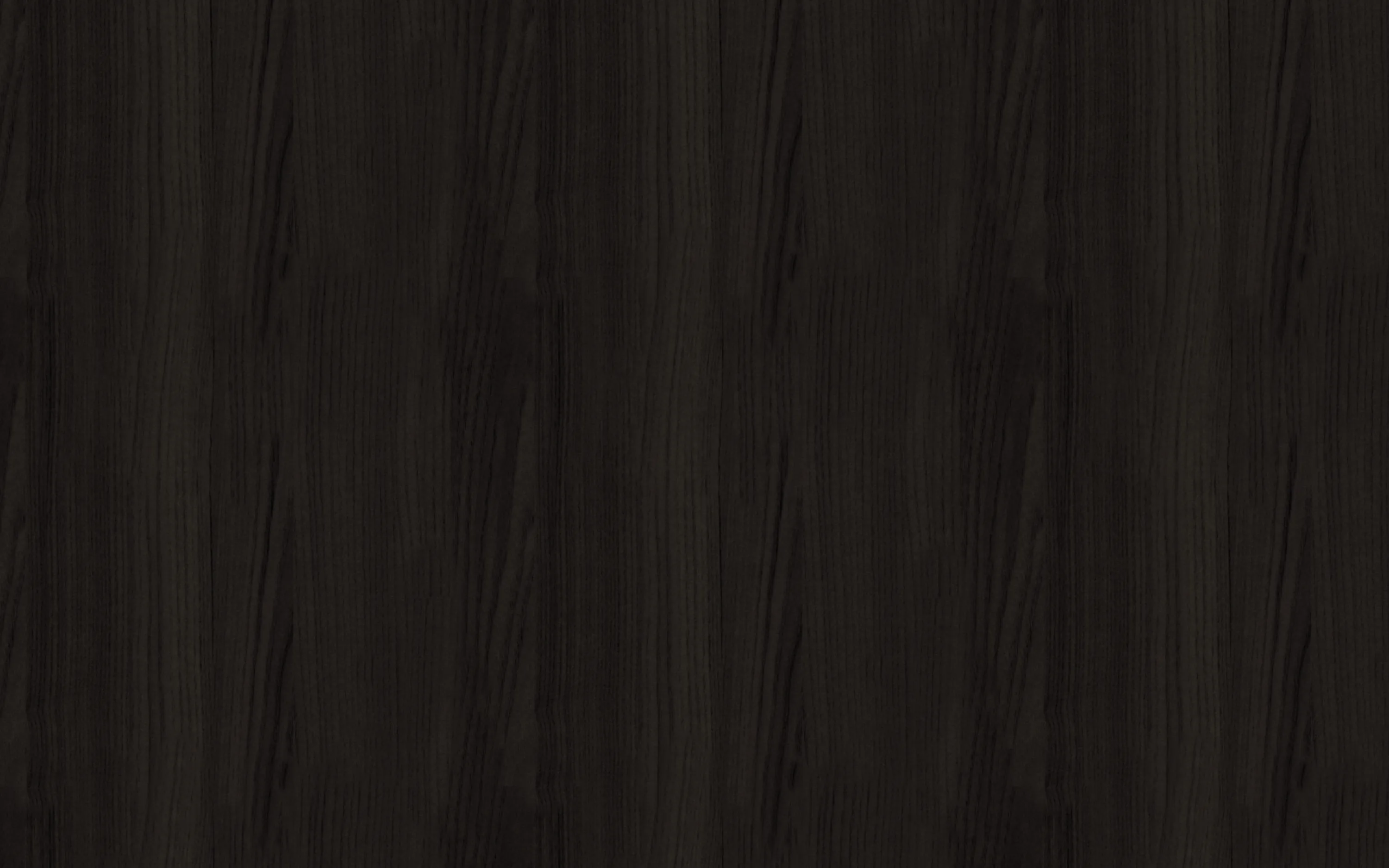 A smooth espresso-brown veneer with faint vertical streaks of lighter grain, lit evenly across the whole frame so icons stay readable in every corner.