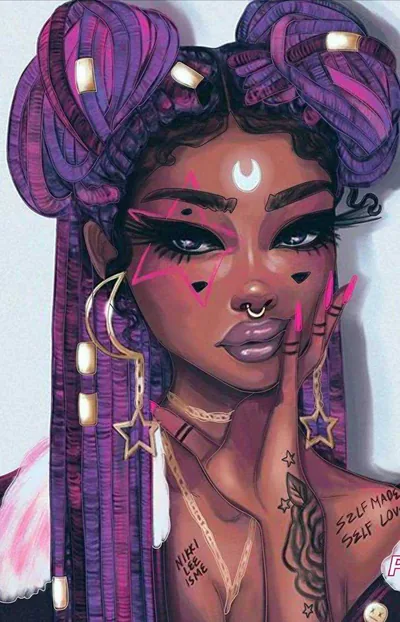 Afro Black Girl Wallpapers Afro Black Girl Backgrounds