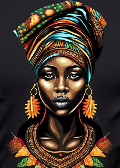 African woman Poster