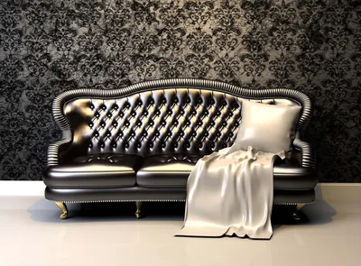 Black Leather Full HD Wallpaper