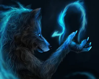 Black Wolf Wallpapers for Desktop