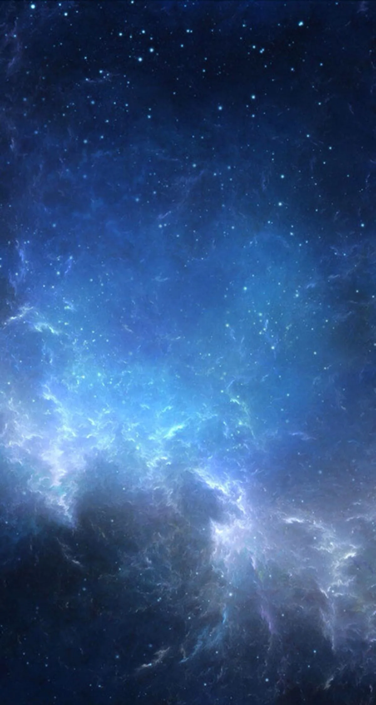 Blue Galaxy Iphone Wallpaper