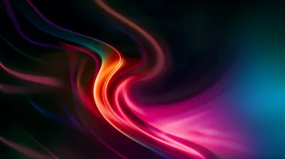 Pink and Orange Light Streams HD Wallpaper