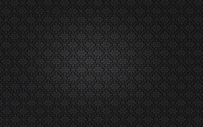 Ornate Diamond Lattice in Charcoal HD Wallpaper