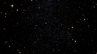 Deep Space Star Field with Red Stars HD Wallpaper