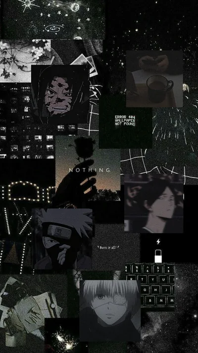 Dark Black Anime Wallpapers Dark Black Anime Backgrounds