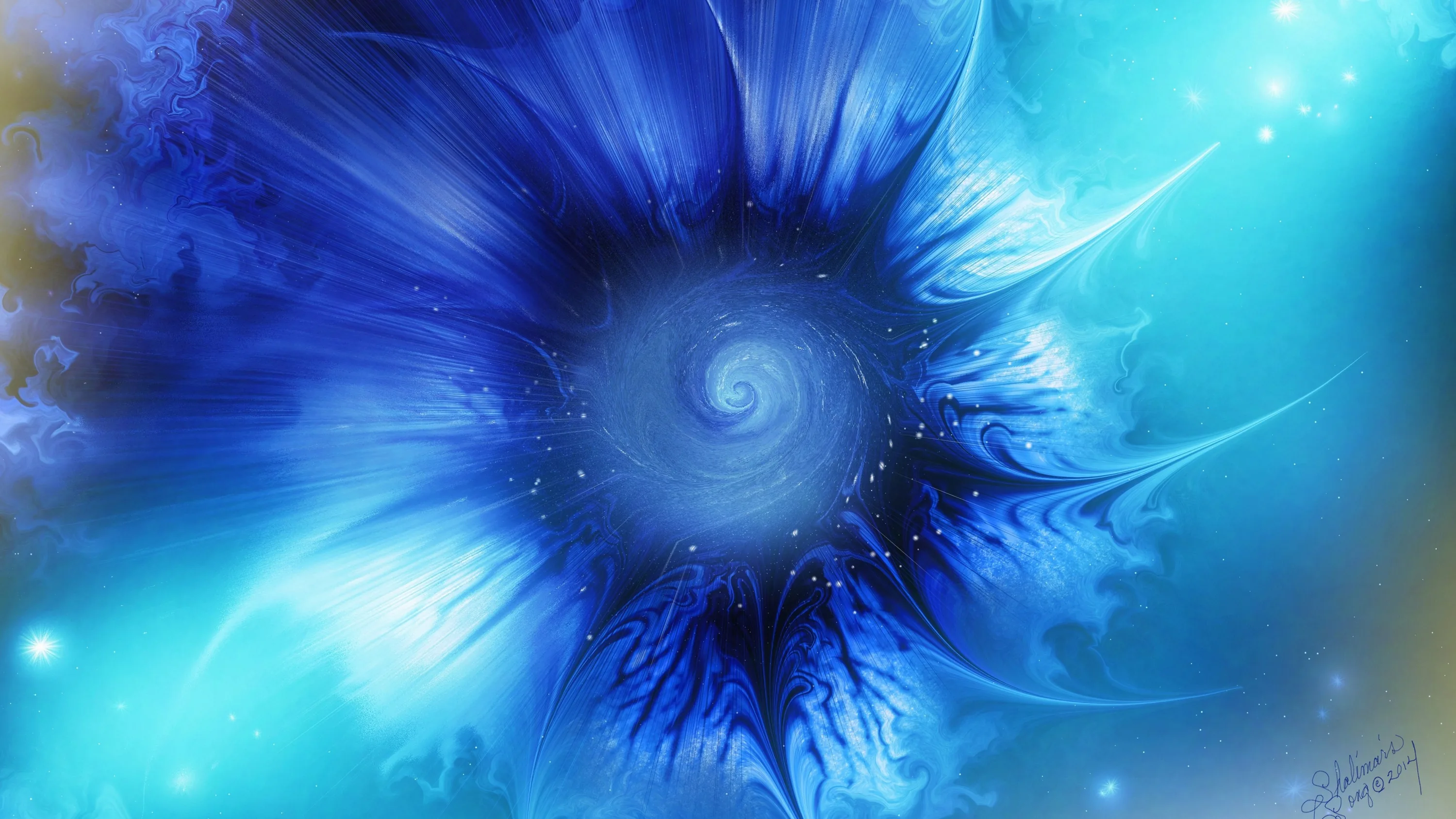 Wallpaper Hd Abstract Widescreen Blue
