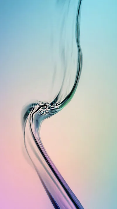 Smoky Stream on Mint and Rose HD Phone Wallpaper