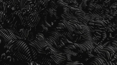 Knotted Black Relief Texture HD Wallpaper