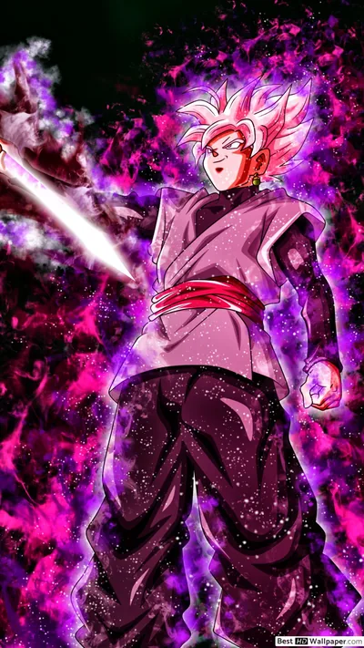 Anime Wallpaper Goku Black Wallpaper for iPhone