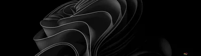 Windows 11 Ribbons Across an Ultrawide Frame HD Wallpaper