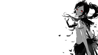 Wallpaper Black and White Abstract Painting, Background Free Image