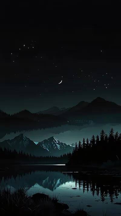 HD Black Super AMOLED Background