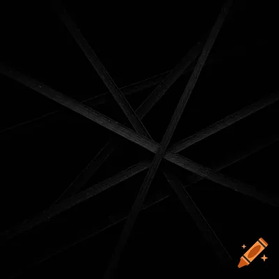 Crossed Black Brush Strokes HD Wallpaper