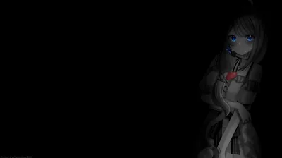 Blue Eyes in Near-Total Darkness HD Wallpaper