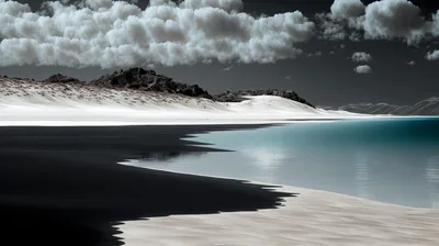 4k Black Beach Wallpapers