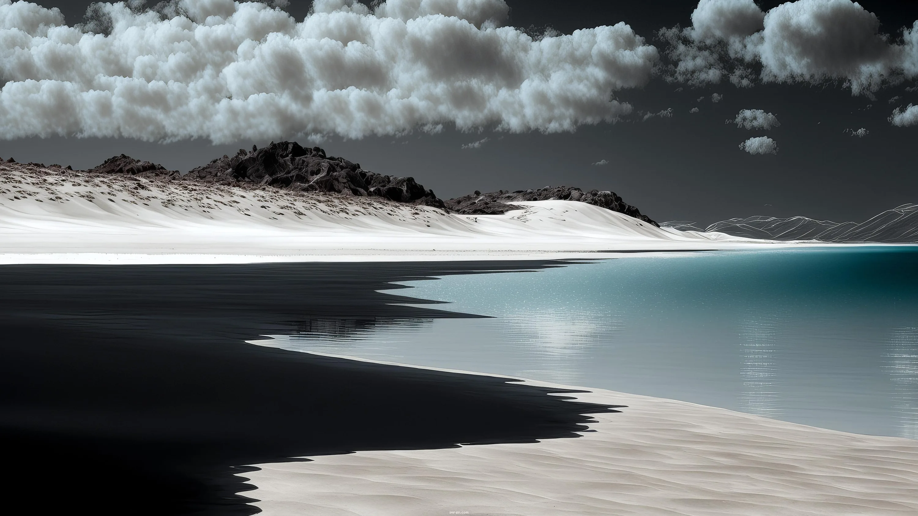 4k Black Beach Wallpapers