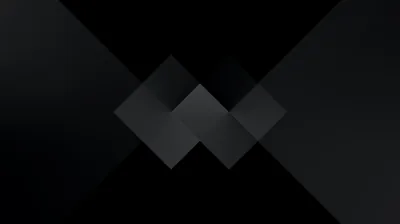 Overlapping Diamonds on Near Black HD Wallpaper