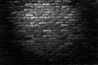 Black Brick Wall Wallpaper