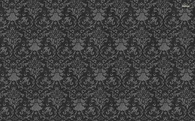 Charcoal Tone-on-Tone Damask Texture HD Wallpaper
