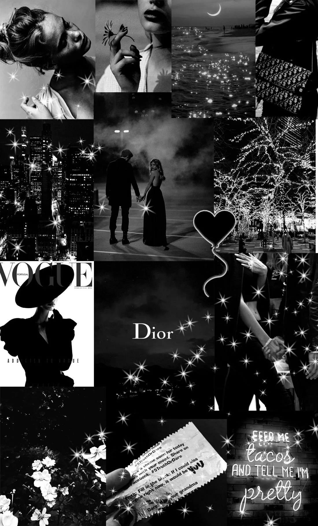 Black Collage Wallpapers Luxury Life Black Collage Image 1 Fab Mood