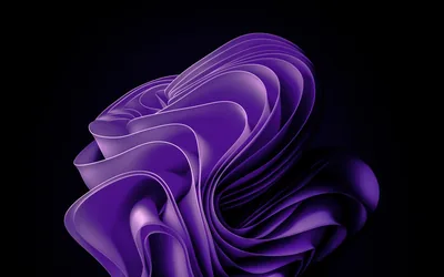Windows 11 AMOLED Purple abstract 4K Wallpaper