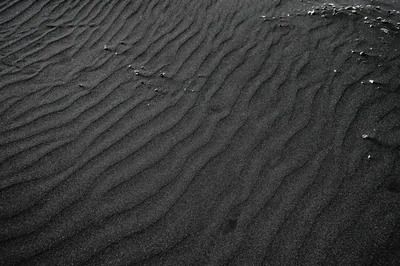 Matte Black Sandy Beach Wallpaper